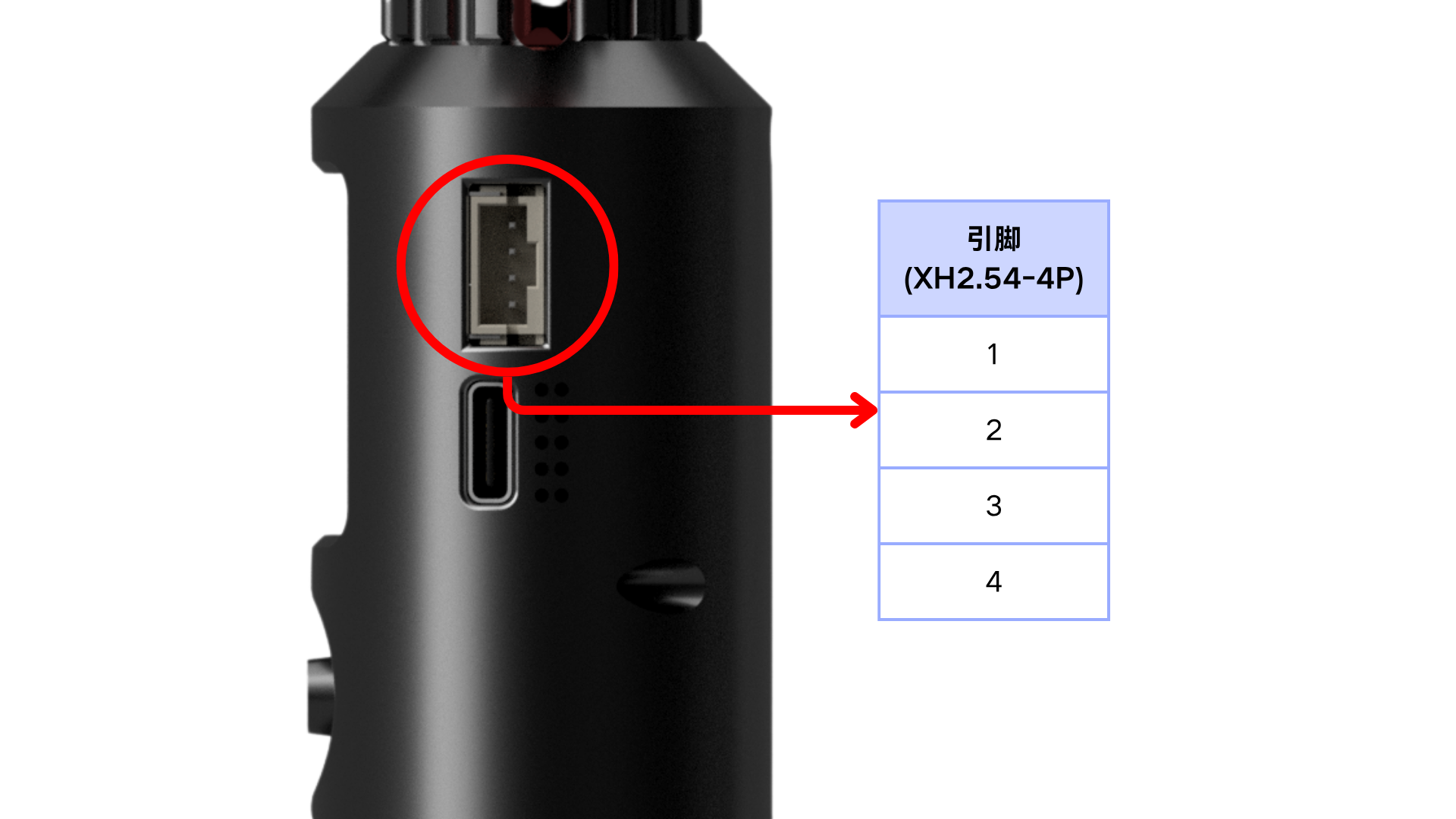4PIN pinout diagram